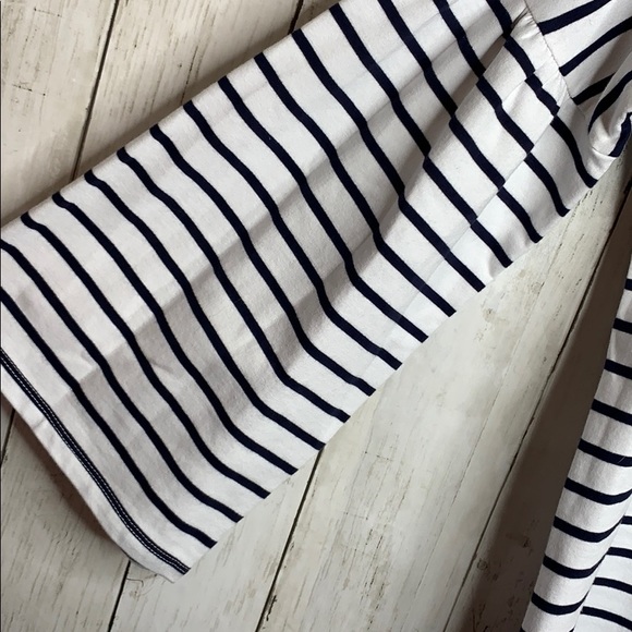 NWT Fever striped embroidered flower flare sleeve - Picture 6 of 11